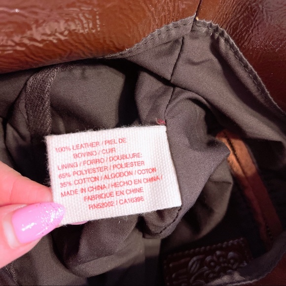 Lucky Brand vintage hobo suede bag brown boho - Picture 6 of 11